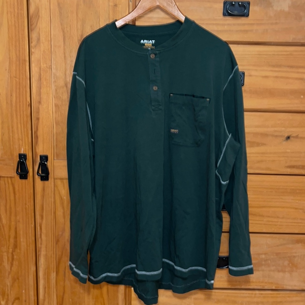 Men’s Ariat Rebar Henley Shirt